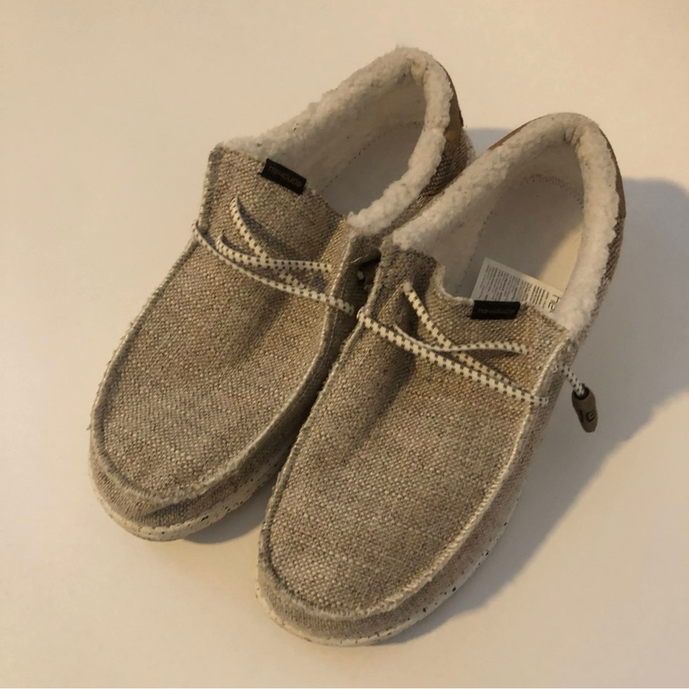 Hey Dudes Size 10 Brown Slip On